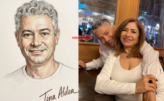 Tina Aldea Psychic Soulmate Sketch 5-star customer review
